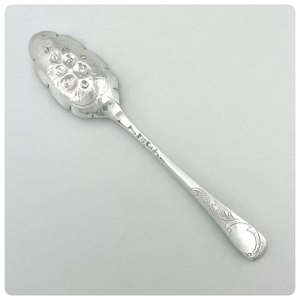 Back, English Sterling Silver and Vermeil Spoon, Later Adorned, Thomas Chawner, London, 1774-1775 - The Silver Vault of Charleston